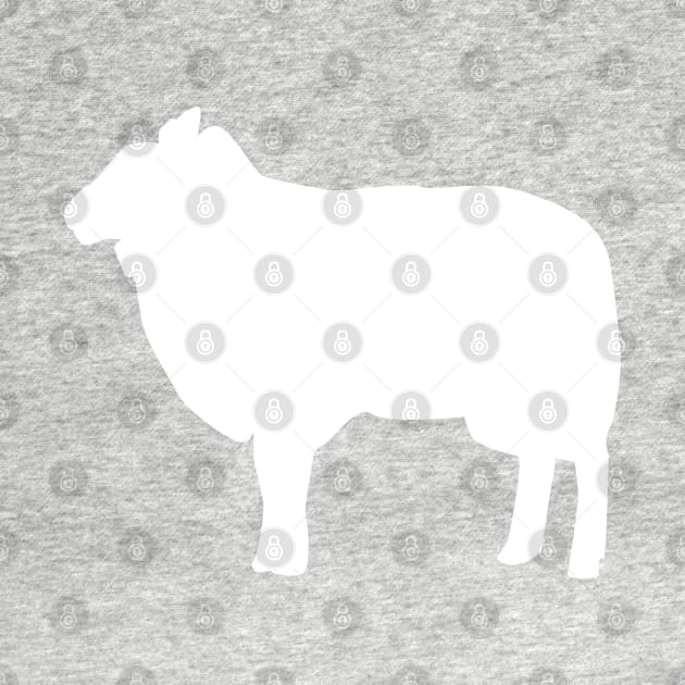 Sheep Silhouette by KC Happy Shop